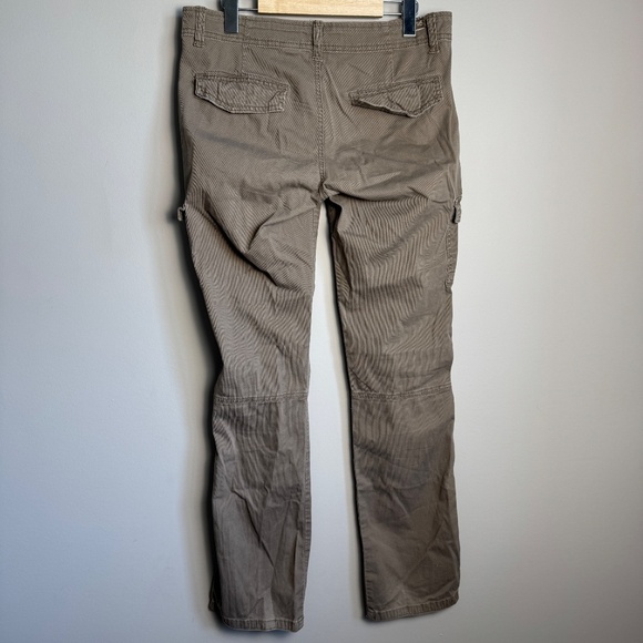 Vintage Union Bay Low Rise Corduroy Cargo Pants Beige/Tan 7 Flap Pockets Y2K 90s - Picture 6 of 16